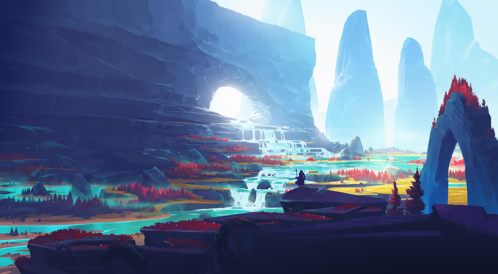 3840x2112 Peaceful Wallpaper from Duelyst [3840 × 2112] : wallpapers