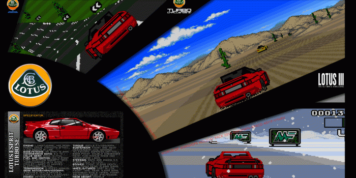 1920x1080 I made this retro gaming wallpaper of the Lotus racing games