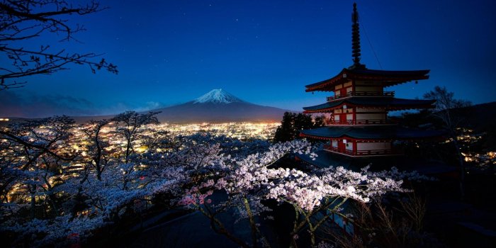 1920x1080 Night Mount Fuji Wallpapers - Top Free Night Mount Fuji Backgrounds
