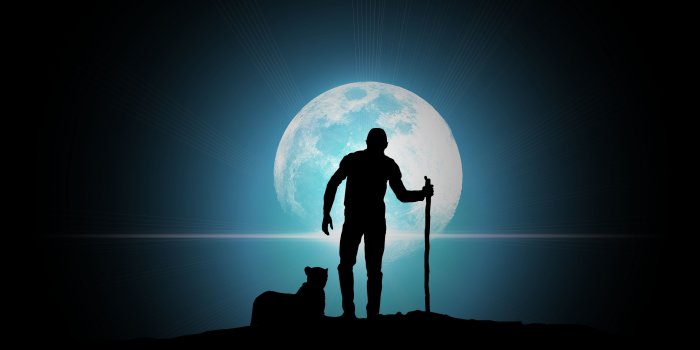 3264x2355 Full Moon Man Predator Moon Night Vector - Free Stock Photo, Image
