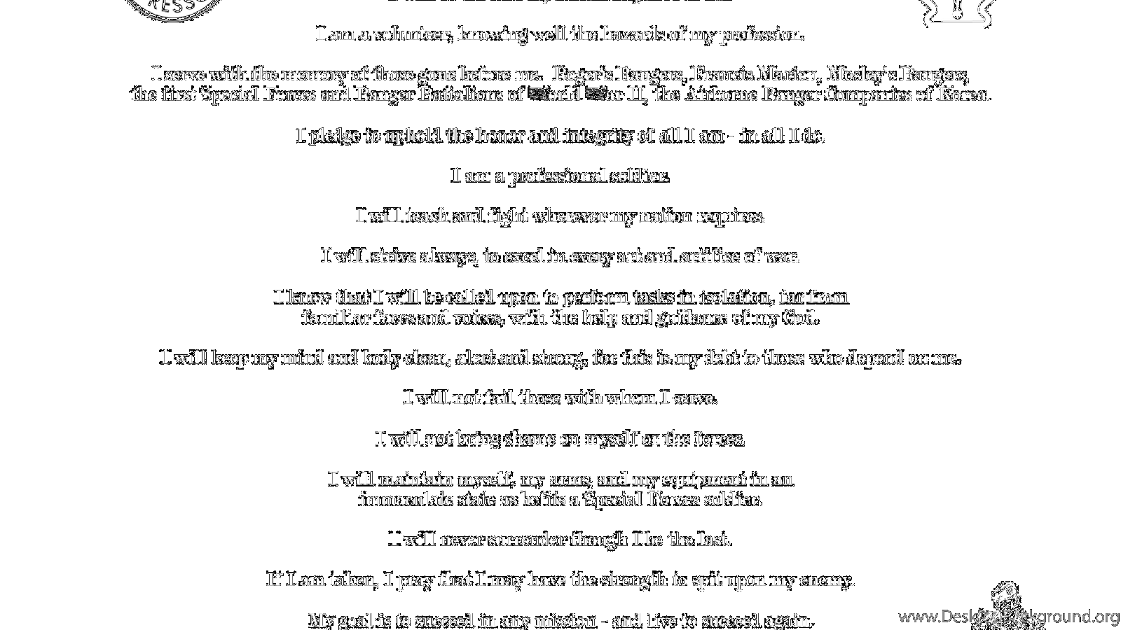 2560x1440 Pictures > Army Ranger Creed Wallpapers Desktop Background