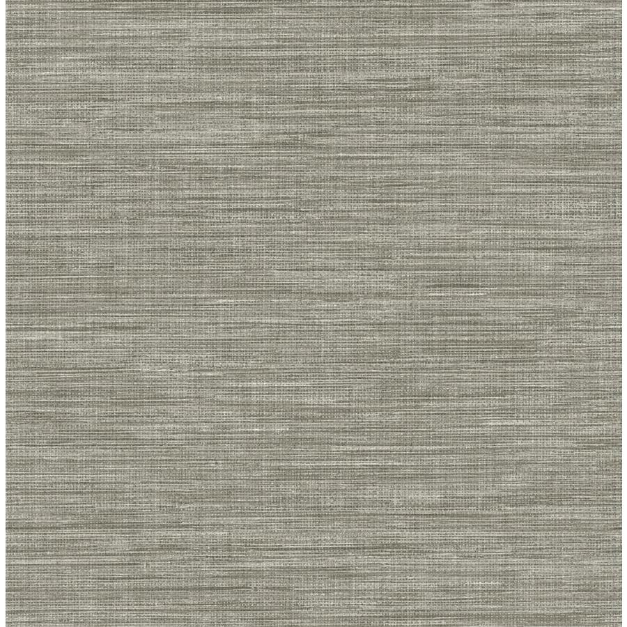 900x900 Brewster Wallcovering Solstice 56.4-sq ft Grey Non-Woven Grasscloth
