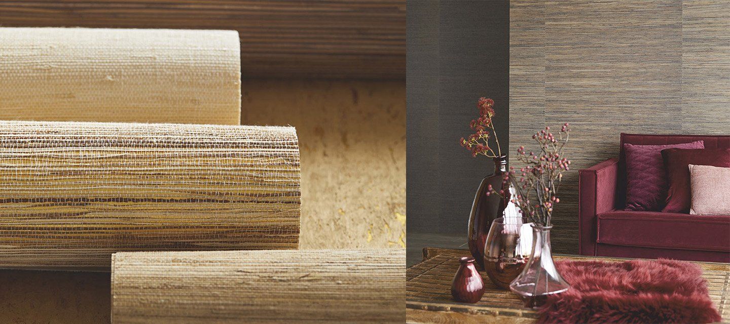 1440x640 Grasscloth Wallpaper