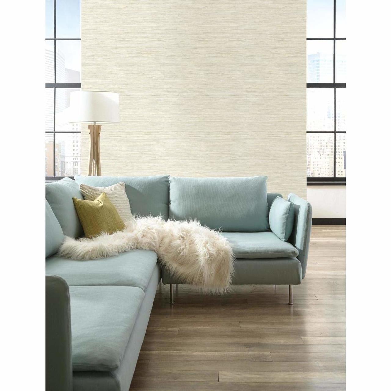 1280x1280 York Wallcoverings Botanical Fantasy WB5501 Horizontal Grasscloth  Wallpaper, White / Cream / Pale Taupe