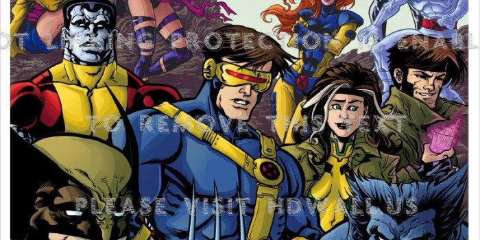 803x1220 X Men Wolverine Gambit Rogue Marvel Comics Cyclops - Marvel 90's X