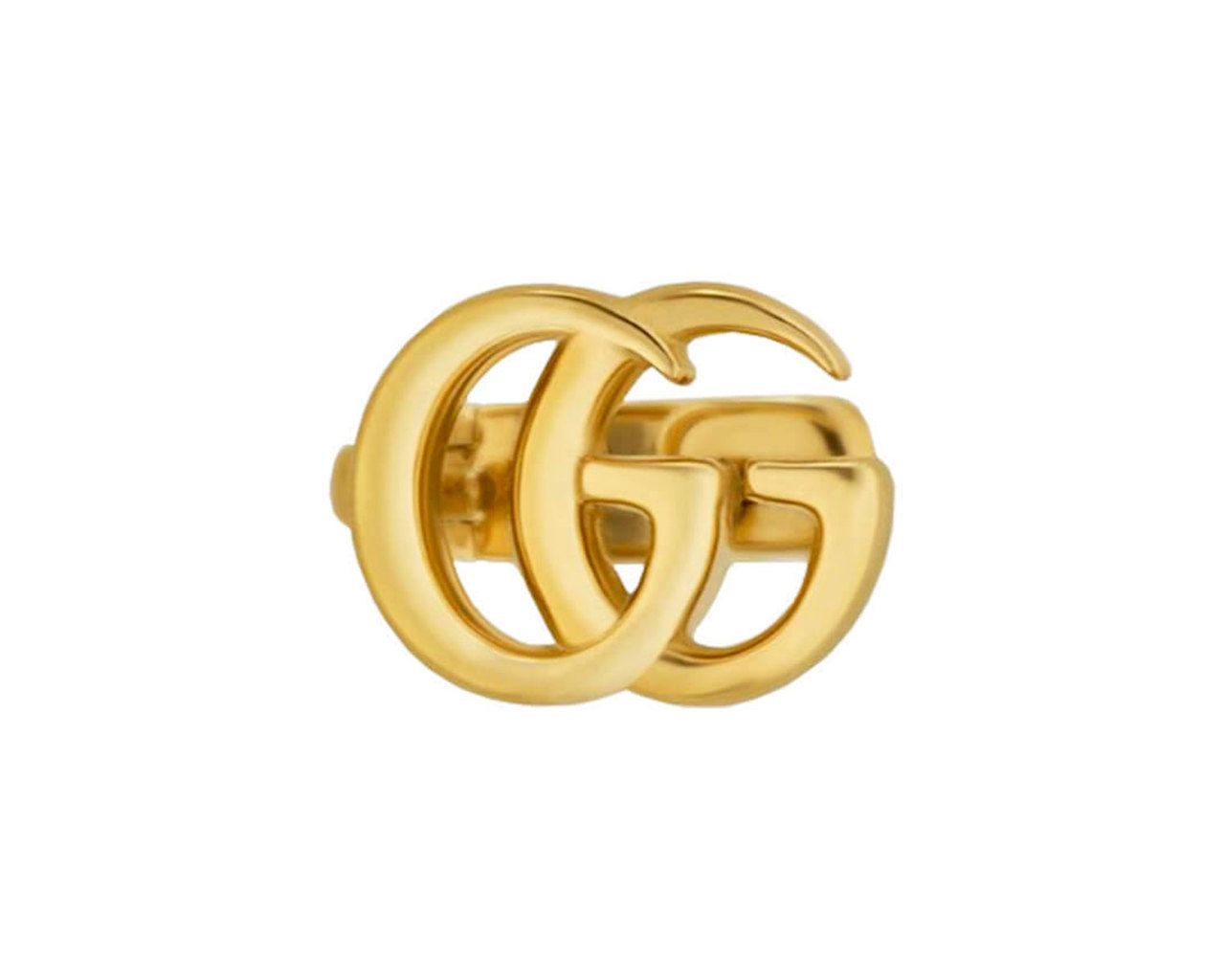 1280x1024 Gucci Running 18K Yellow Gold Double G Single Earring YBD50315800100U