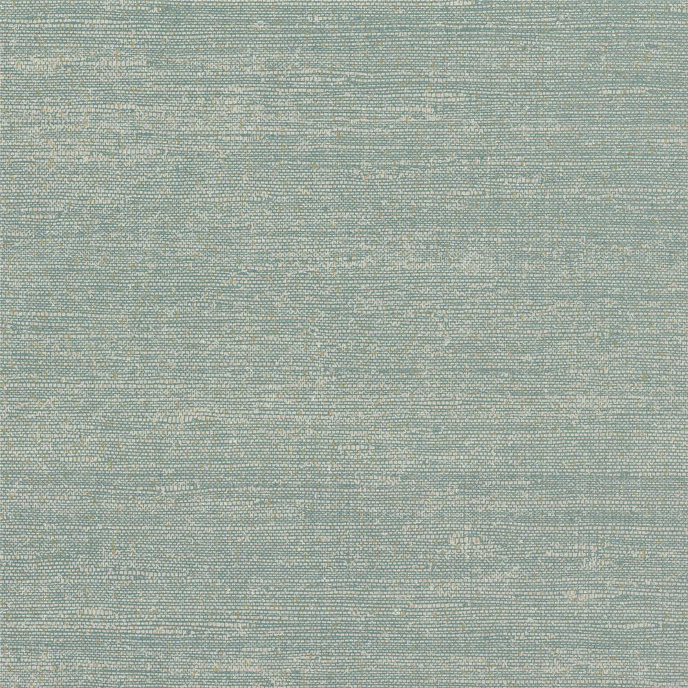 1000x1000 Ronald Redding by York LT3605 Organic Cork Grasscloth Wallpaper - Blue