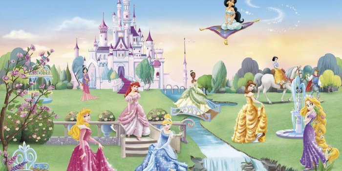 1200x828 Princess Castle Disney wall mural | Buy it now