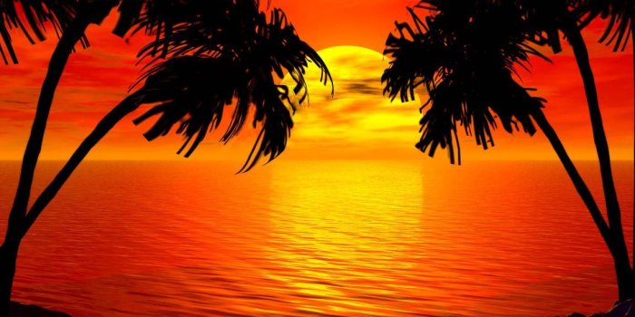 1152x864 Tropical Island Sun Sets | Another Tropical Sunset by