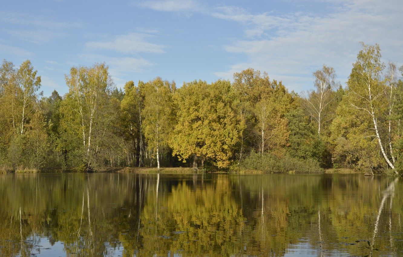 1332x850 Wallpaper Nature, Reflection, Autumn, Lake, Trees, Russia, Nature