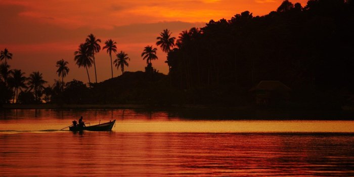 1680x1050 Download Widescreen 16:10 1680x1050 - Tropical Sunset Wallpaper