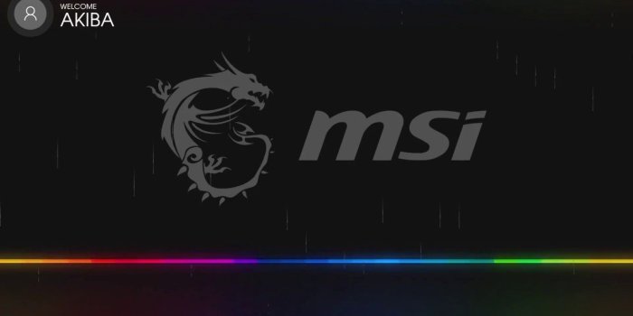 1280x720 MSI Video Skin Mk.6 BY AKIBA ILLUSION | Video Wallpapers for your PC
