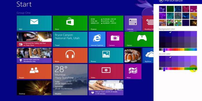 1280x720 How to Change Windows 8.1 Start Screen Background Wallpaper Image 2013 -  Easily
