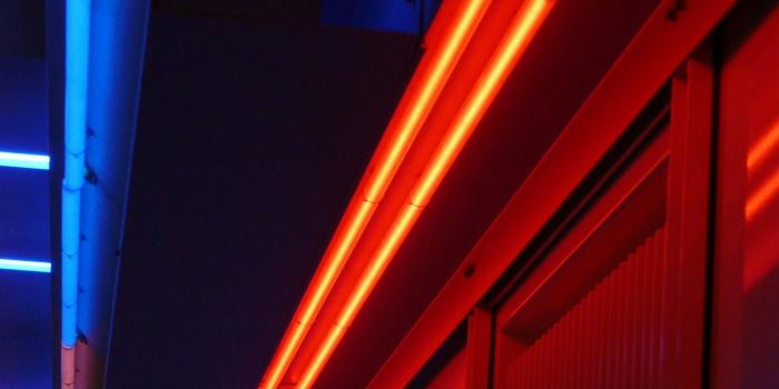 2448x3264 red and blue led string lights free image | Peakpx