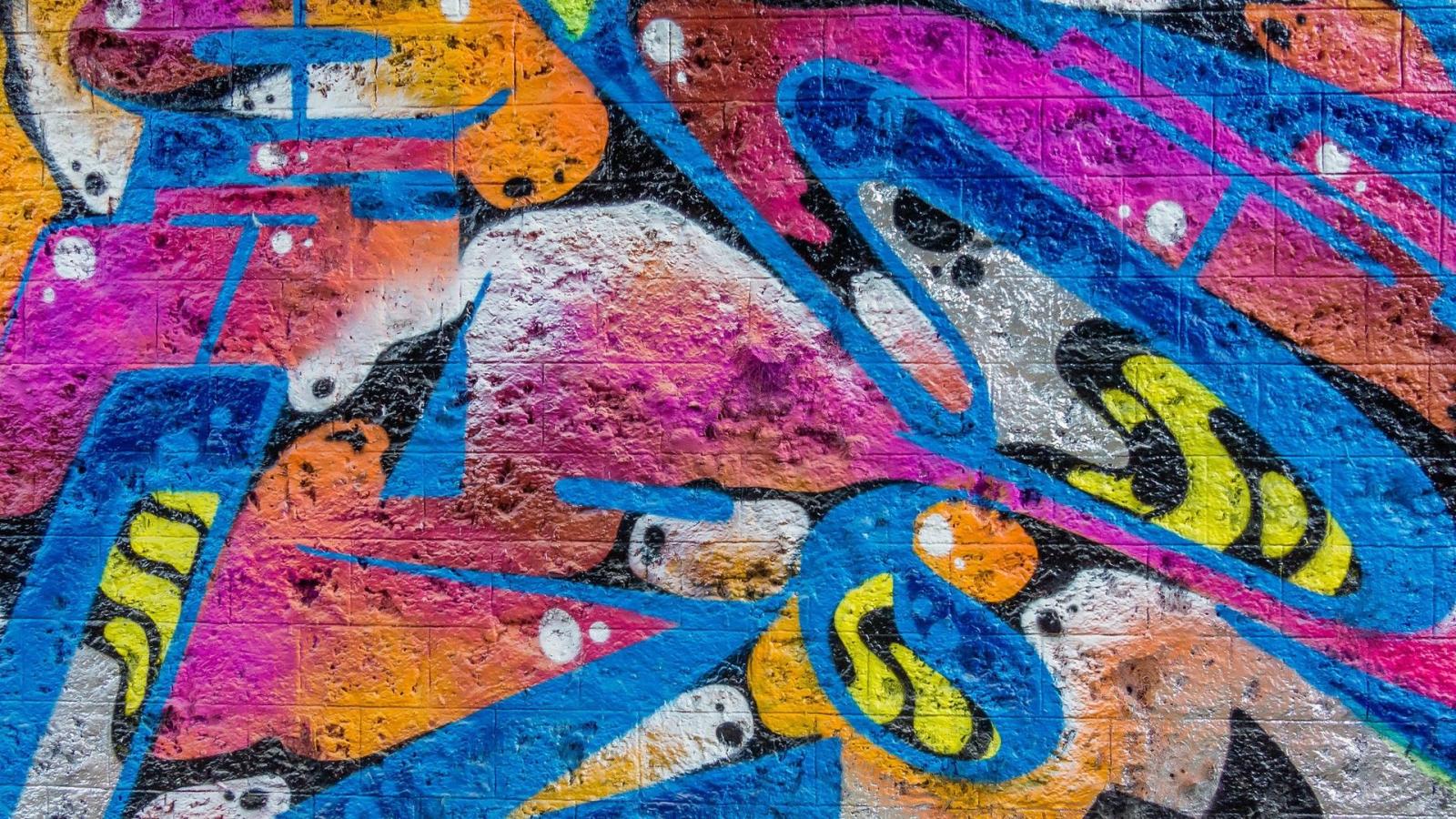 1920x1080 artwork, Graffiti, Walls, Bricks, Abstract, Colorful Wallpapers HD