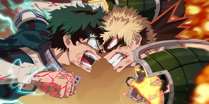 2560x1600 Download wallpapers Boku No Hero Academia, Izuku Midoriya, Katsuki
