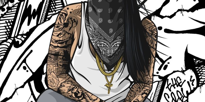 1400x1975 Collaboration with my brother Loose. I did the girls, he did the