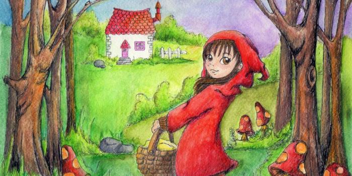 1024x768 Little red riding hood wallpaper | 1024x768 | #10733