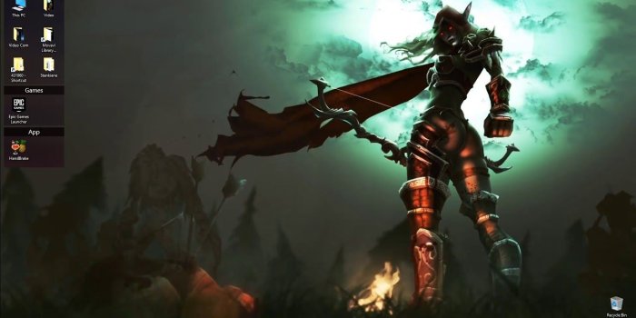 1280x720 DesktopHut - WoW Sylvanas Windrunner Live Wallpaper