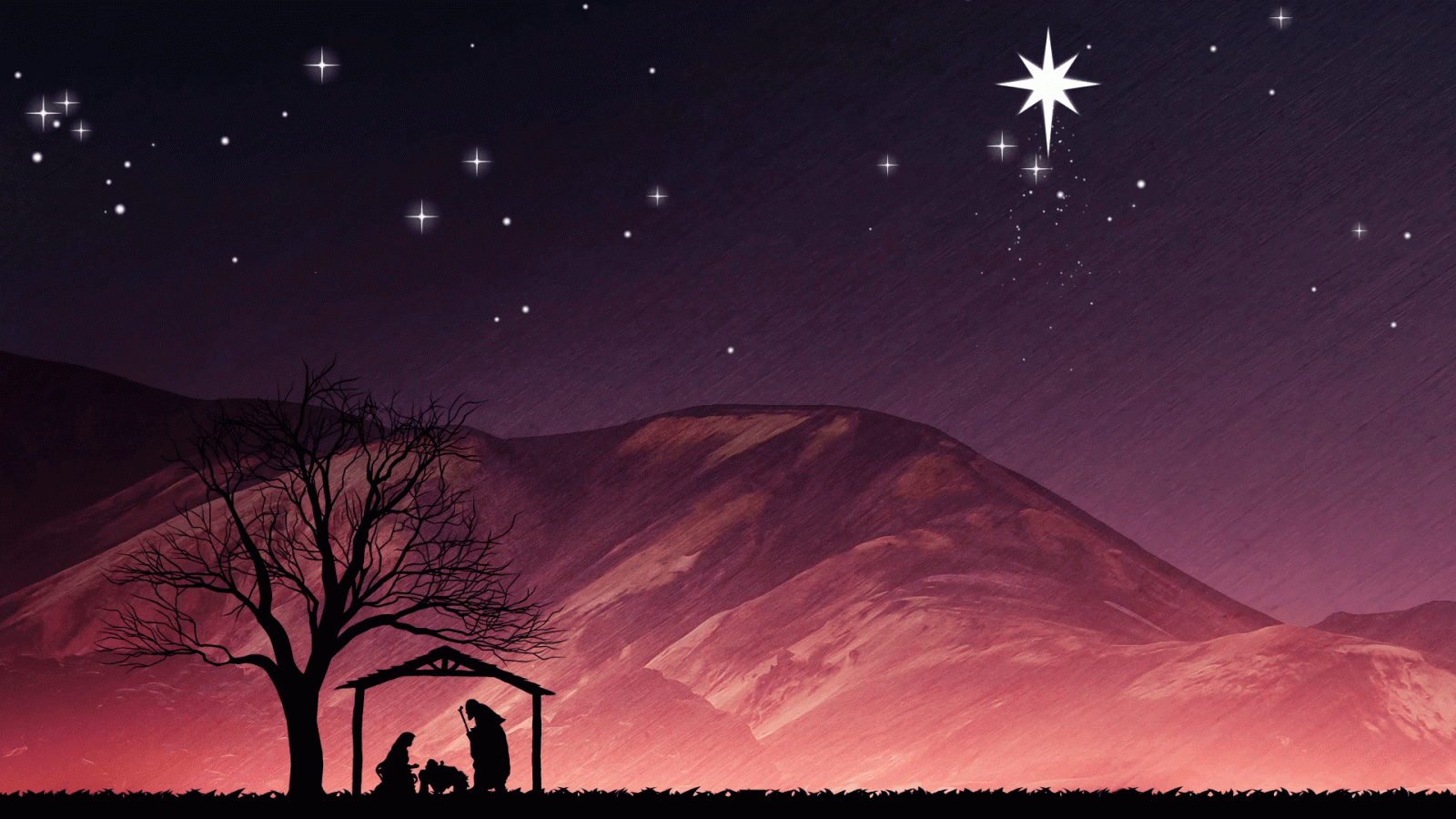 1920x1080 Baby Jesus Christmas Nativity Background. Winter Holidays Motion