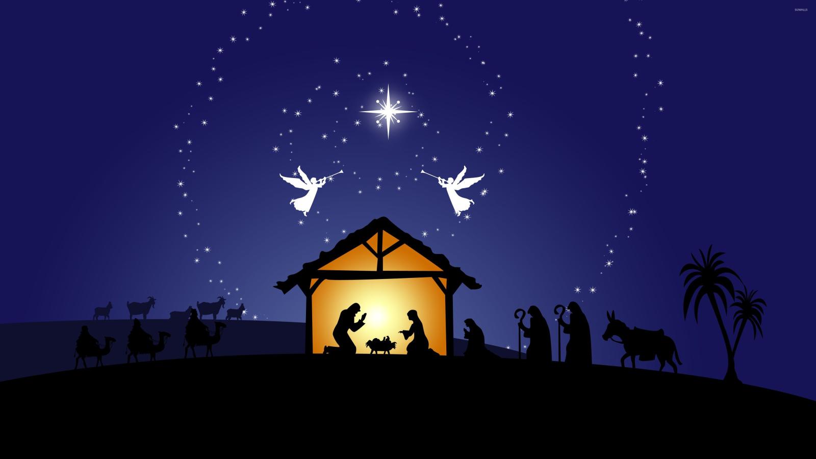 3840x2160 Christmas Nativity Scene wallpaper ·① Download free HD backgrounds