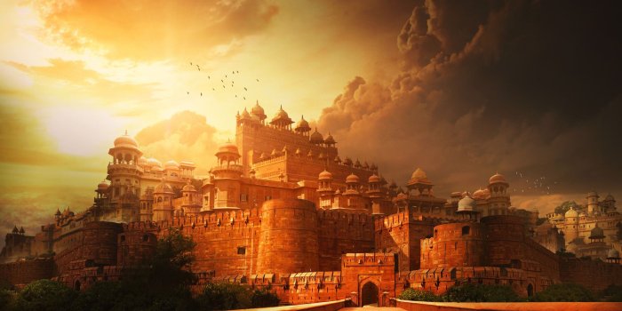 1920x1080 ArtStation - Indian palace, pradip mahajan