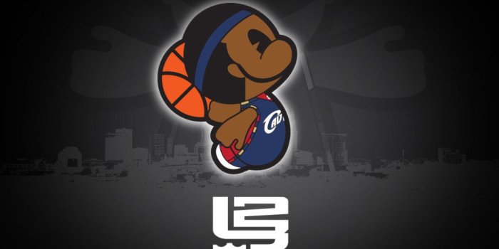 1024x768 WALLPAPER: LeBron James Cartoon Character