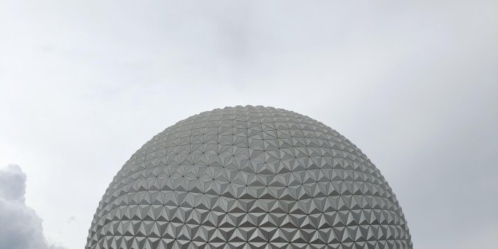 3024x4032 Epcot Spaceship Public At Disney World. Taken On Iphone X. 