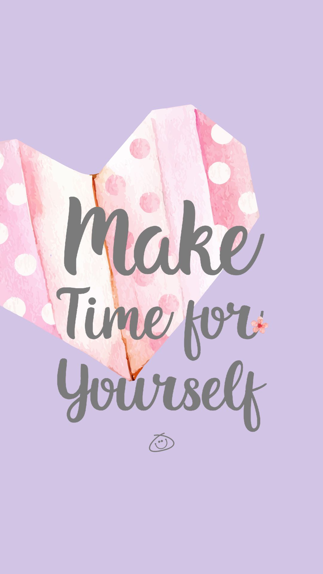 1080x1920 Free Colorful Smartphone Wallpaper - Make time for yourself