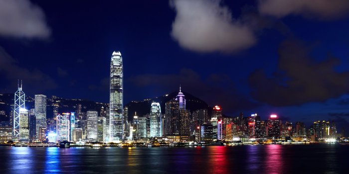 3840x2400 Desktop Wallpapers Hong Kong China Rivers night time 3840x2400