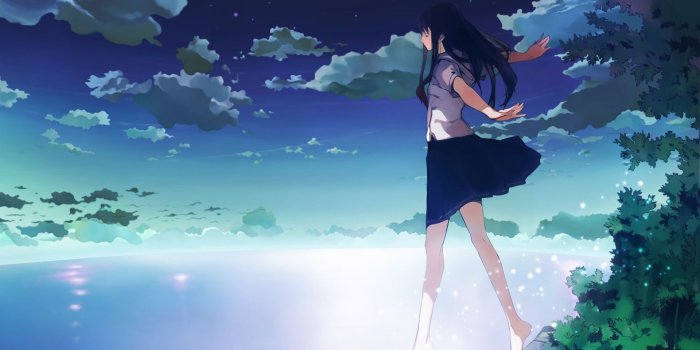 1920x1200 Alone Anime Girl HD Wallpapers 21322 - Baltana