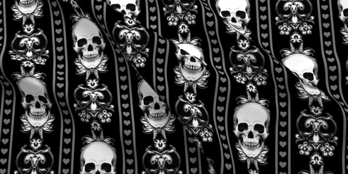1500x1000 skull fabric, wallpaper & gift wrap - Spoonflower