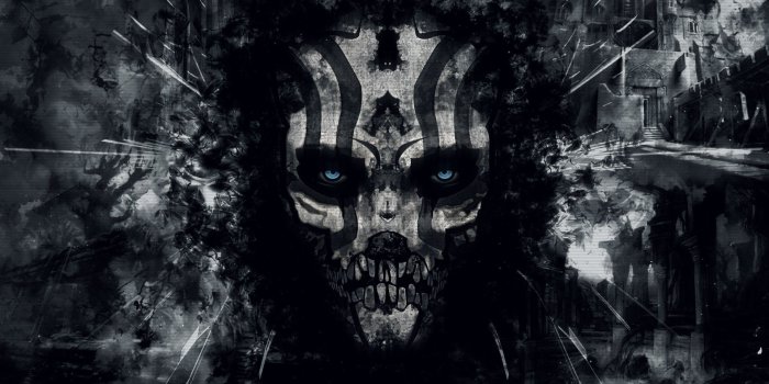 1920x1080 HQ Definition Evil Skulls, by Kojo Melby