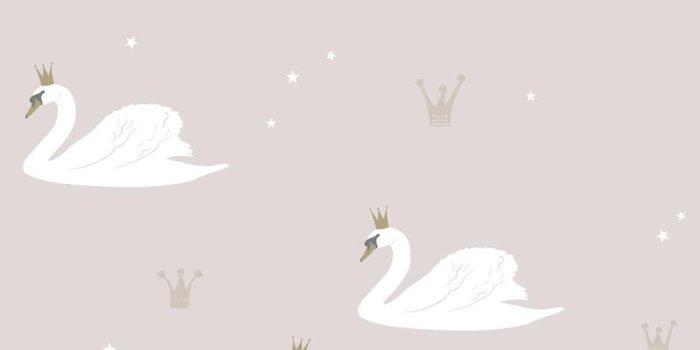1000x1000 Swans wallpaper – Hibou Home