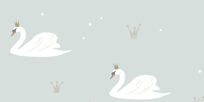 1000x1000 Swans wallpaper – Hibou Home