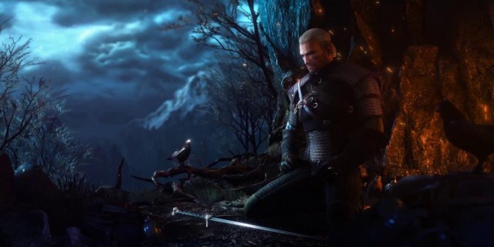 1280x720 Witcher 3 main menu original video and live desktop