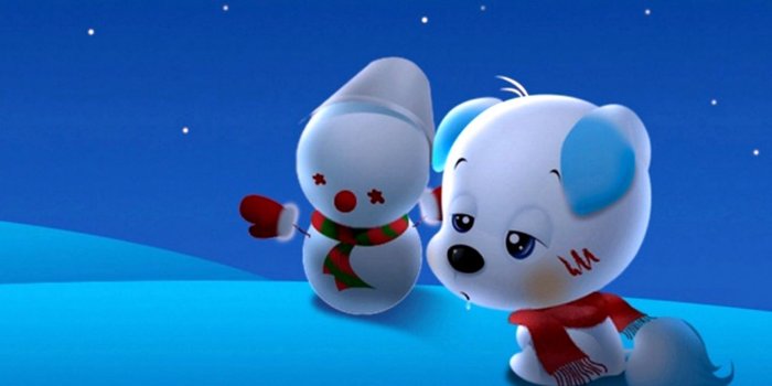 1545x966 Cute Cartoon Puppy Cartoons Wallpapers Hd Desktop | Scroll Wallpapers