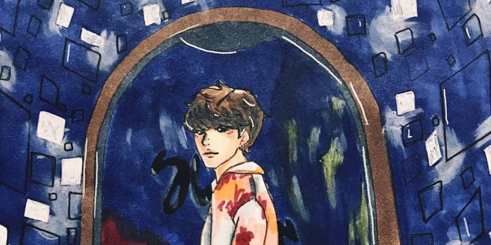 1024x768 BTS TAEHYUNG FAKE LOVE (FANART) | K-Pop Amino
