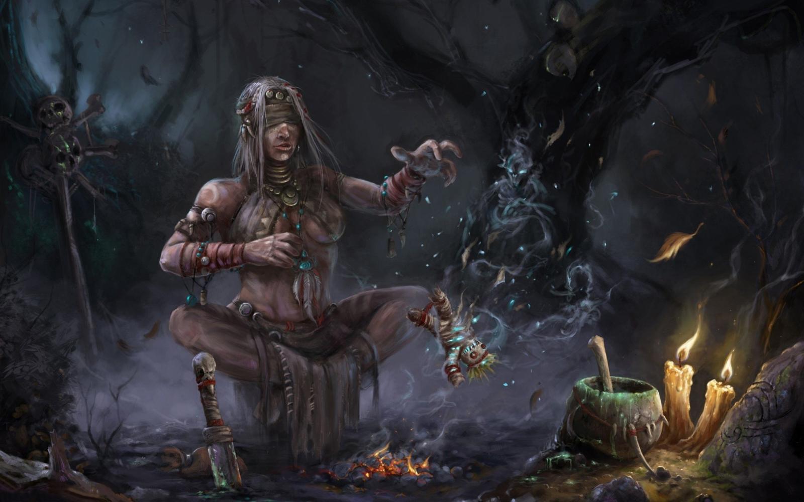 2880x1800 Rose wizard girl magic wallpapers Collection