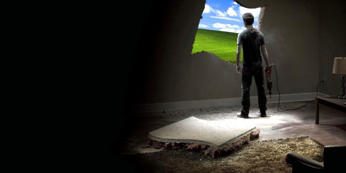 2560x1600 Windows Sofa Wallpaper Windows 8 Home Improvement Wallpaper - Funny