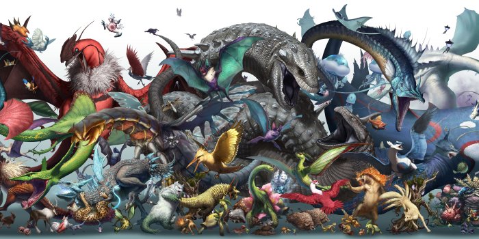 10000x3692 Realistic Pokémon Wallpapers