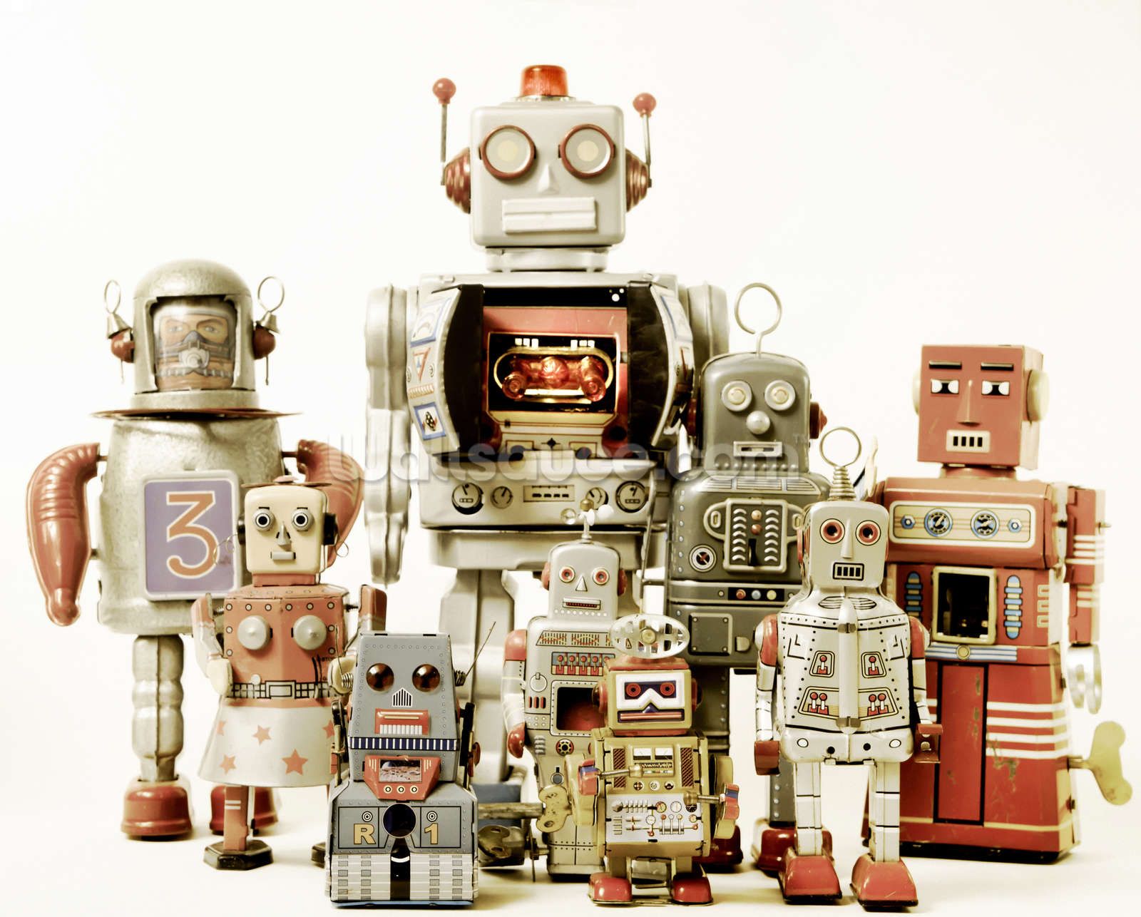 1600x1286 Retro Robots