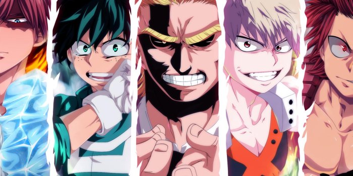 1680x1050 My Hero Academia - All Might,Katsuki Bakugo,Eijiro Kirishima,Izuku