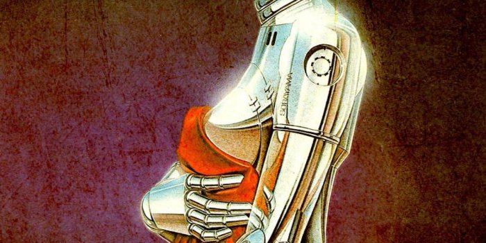 1200x1600 Robot Vintage Illustration Mobile Wallpaper - Mobiles Wall