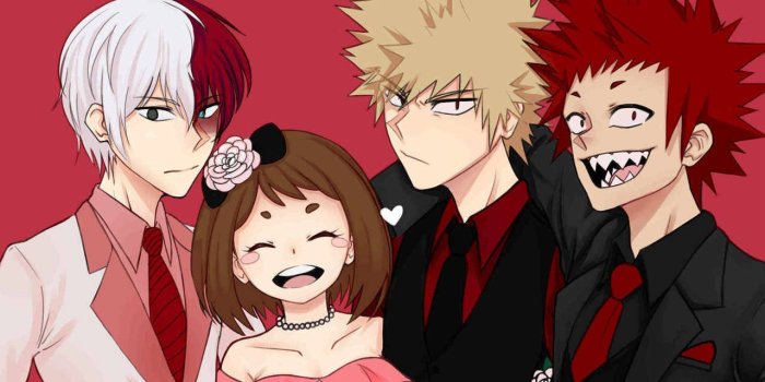 1280x1024 Ochako w/ Todoroki, Bakugou & Kirishima : TheTempleOfOchako