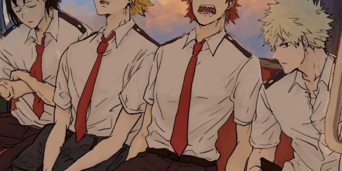 800x1280 Hanta Sero,Denki Kaminari,Eijiro Kirishima & Katsuki Bakugo HD