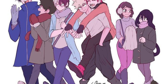 1024x793 Iida Tenya & Midoriya Izuku & Todoroki Shouto & Bakugou Katsuki