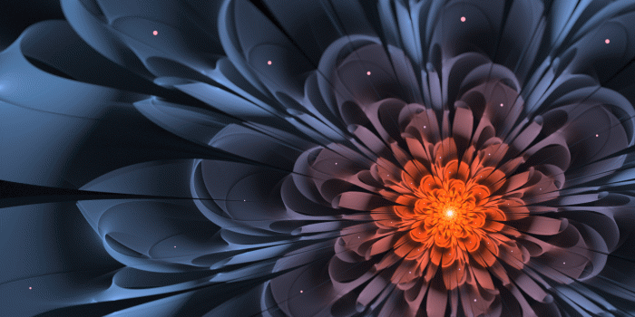 3840x2160 Fractal Flower Art Wallpaper for Desktop and Mobiles 4K Ultra HD