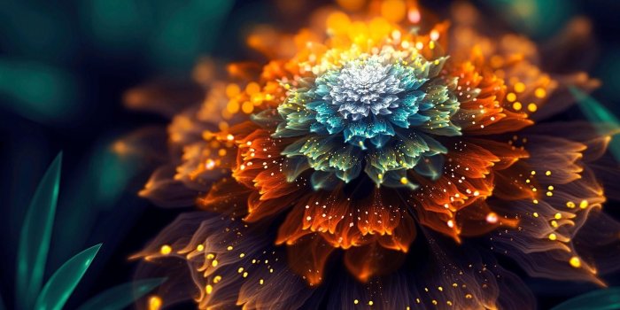 1920x1080 Daily Wallpaper: Fantasy Fractal Flower Art | I Like To Waste My Time