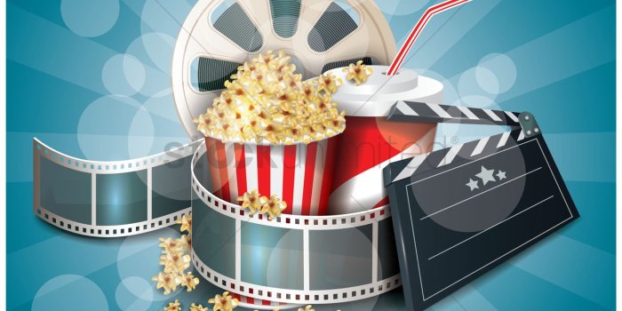 1300x1300 Movie time wallpaper Vector Image - 1804978 | StockUnlimited